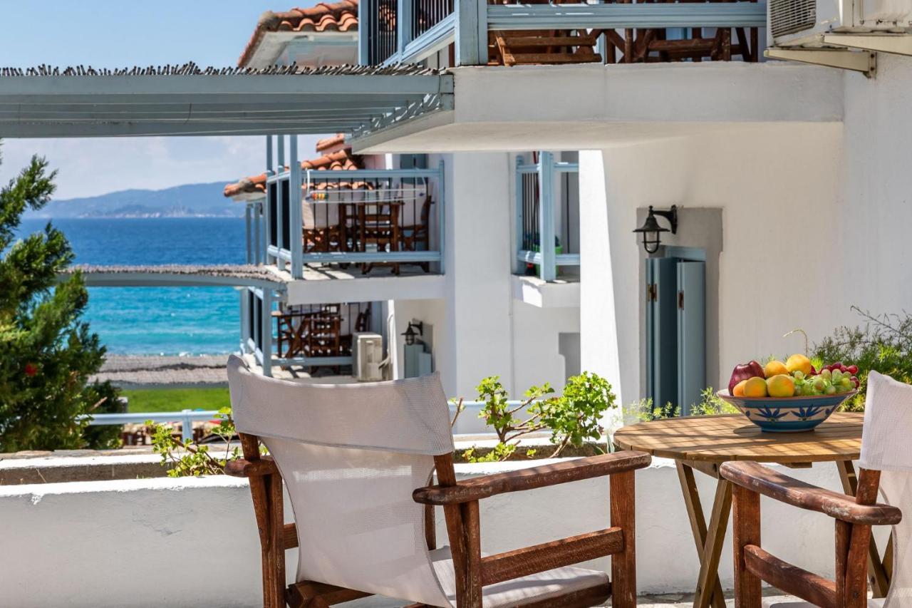 Milia Beach Apartments Paralia Milia Exterior foto